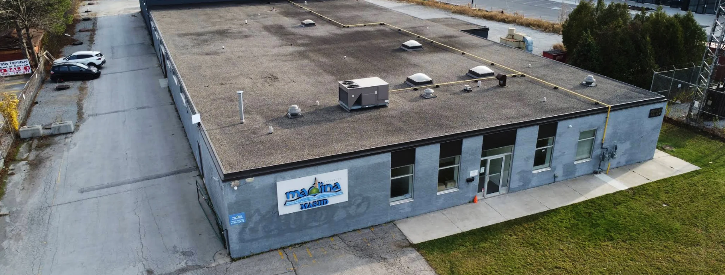 Exterior view of Madina Institute Canada Oakville building